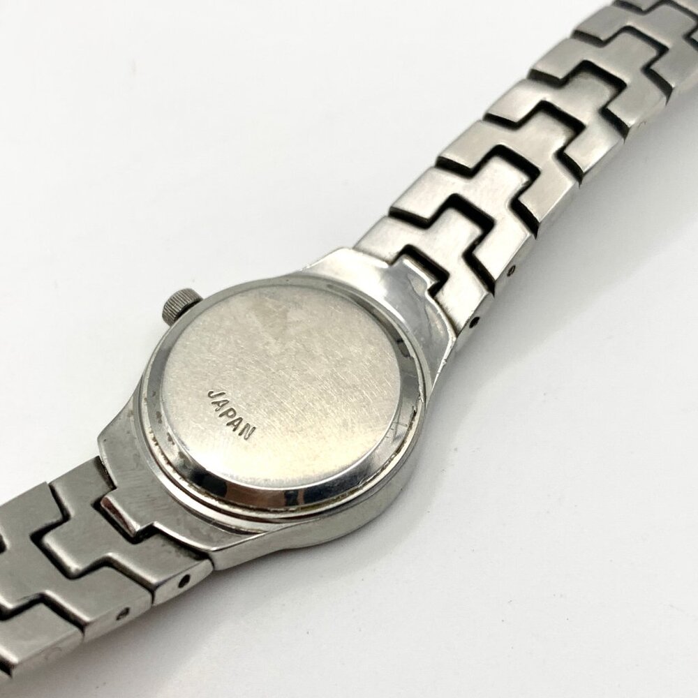 Mary Kay Silver Tone Watch Crystal Bezel 6.5" Wrist New Battery - Picture 10 of 15